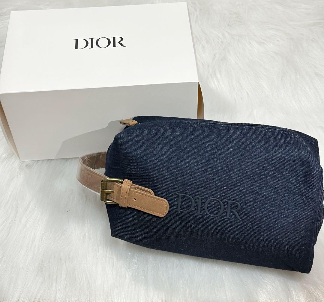 ディオール 限定 ノベルティ ポーチ トラベルデニムポーチ - メルカリ
