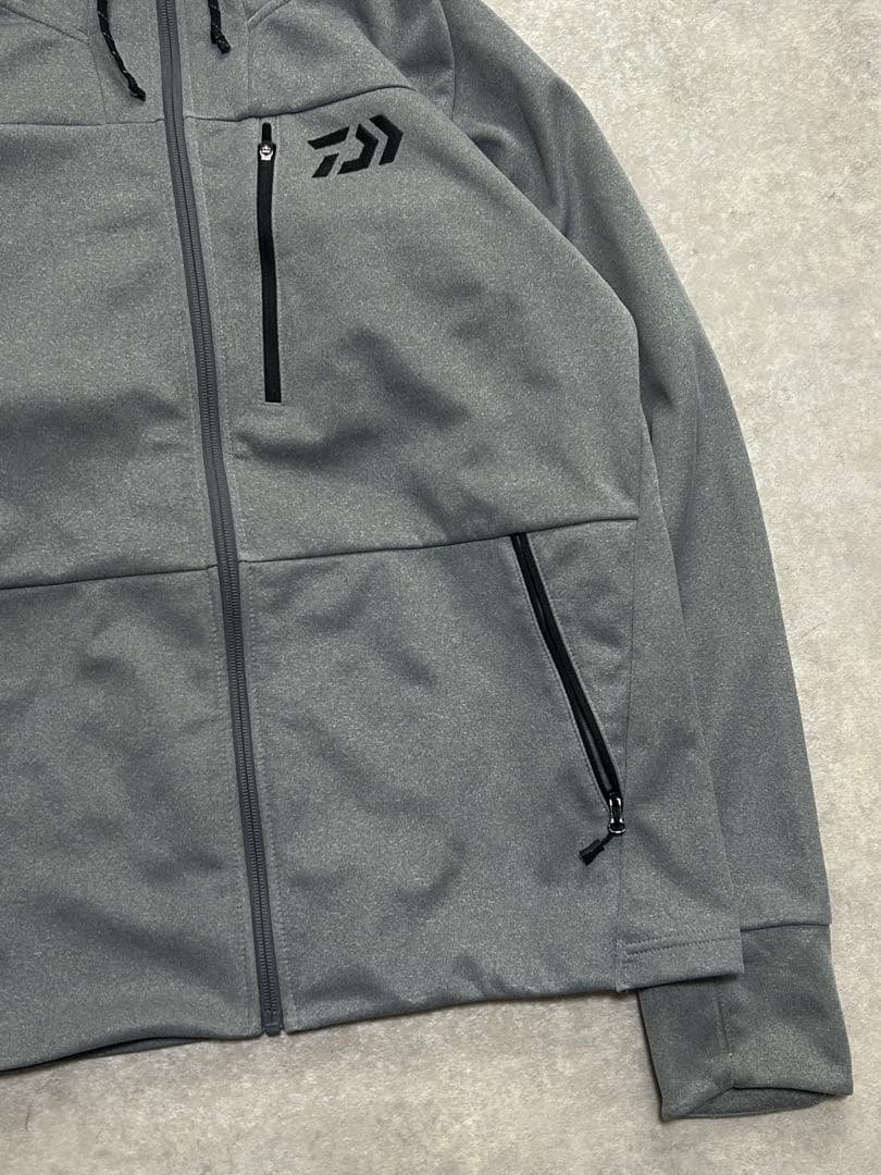 極美品 Daiwa ウインドブロックパーカー グレー L 極美品 L cosaga.com
