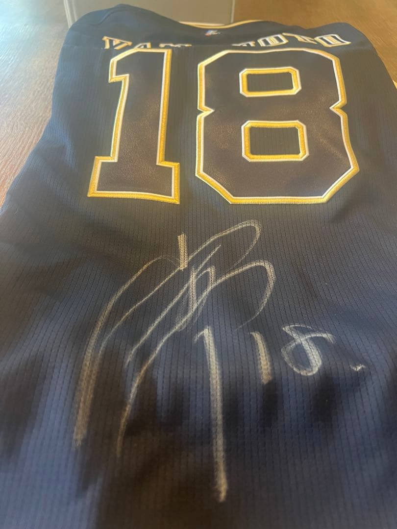 ワールドS MVP オリックス ドジャース 山本由伸 直筆サイン