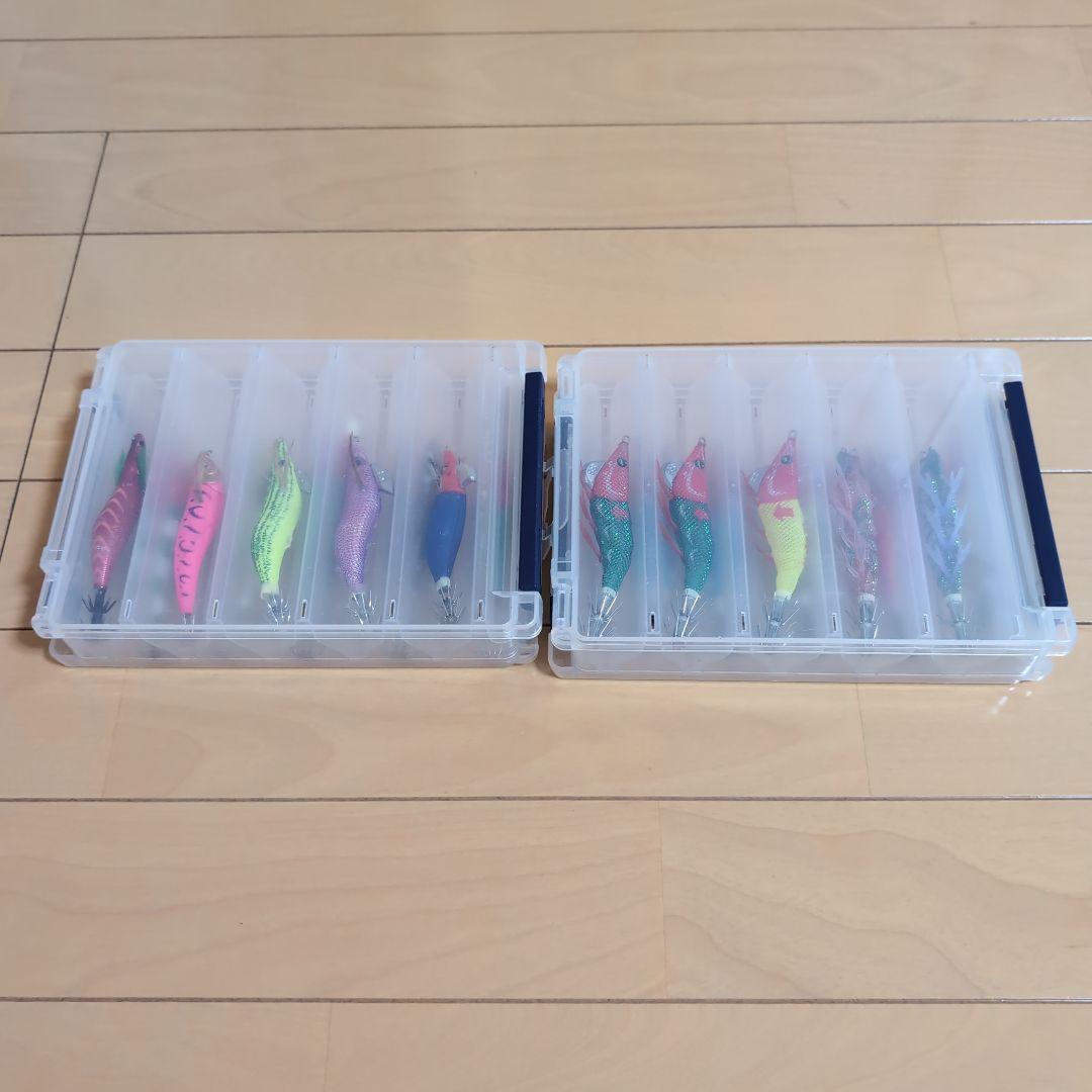 イカメタル エギ オモリグ 鉛スッテ メイホウリバーシブルケース付き