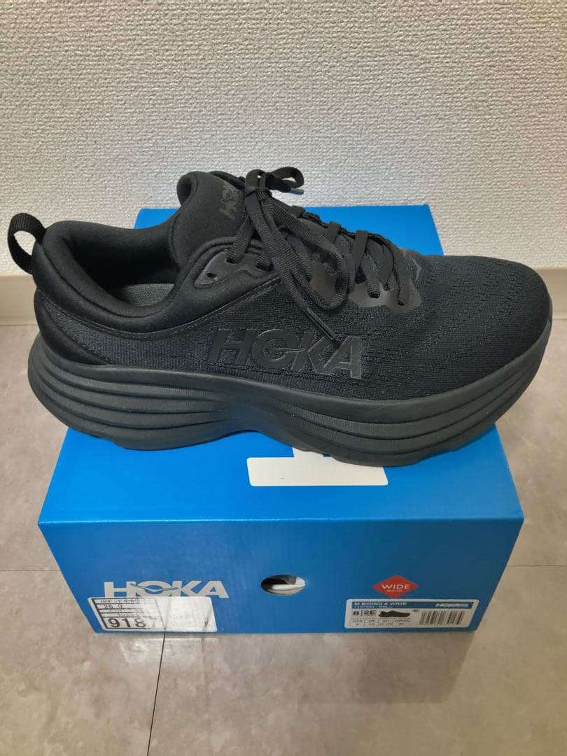 HOKA Bondi 8 Wide ブラック 26.0cm 8