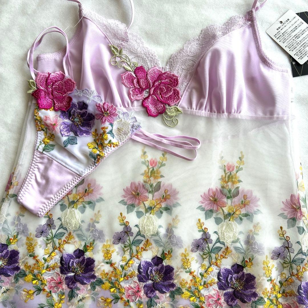 サルート 93G SATC セットアップ（キャミ＋Tバック）M PU