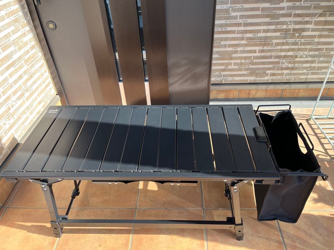 アルミユニットテーブル88、撥水テーブルサイドストレージ、アンダーラックフレーム アルペンアウトドアーズ アンダーラックフレーム キャンプ