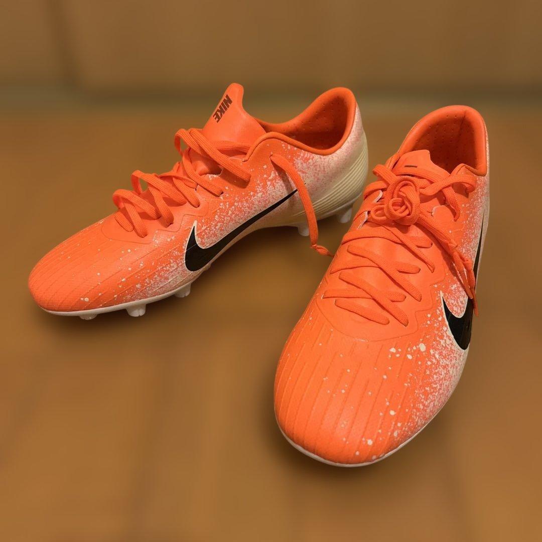 サッカー Nike Mercurial スパイク オレンジ 25.5cm 未使用 - メルカリ
