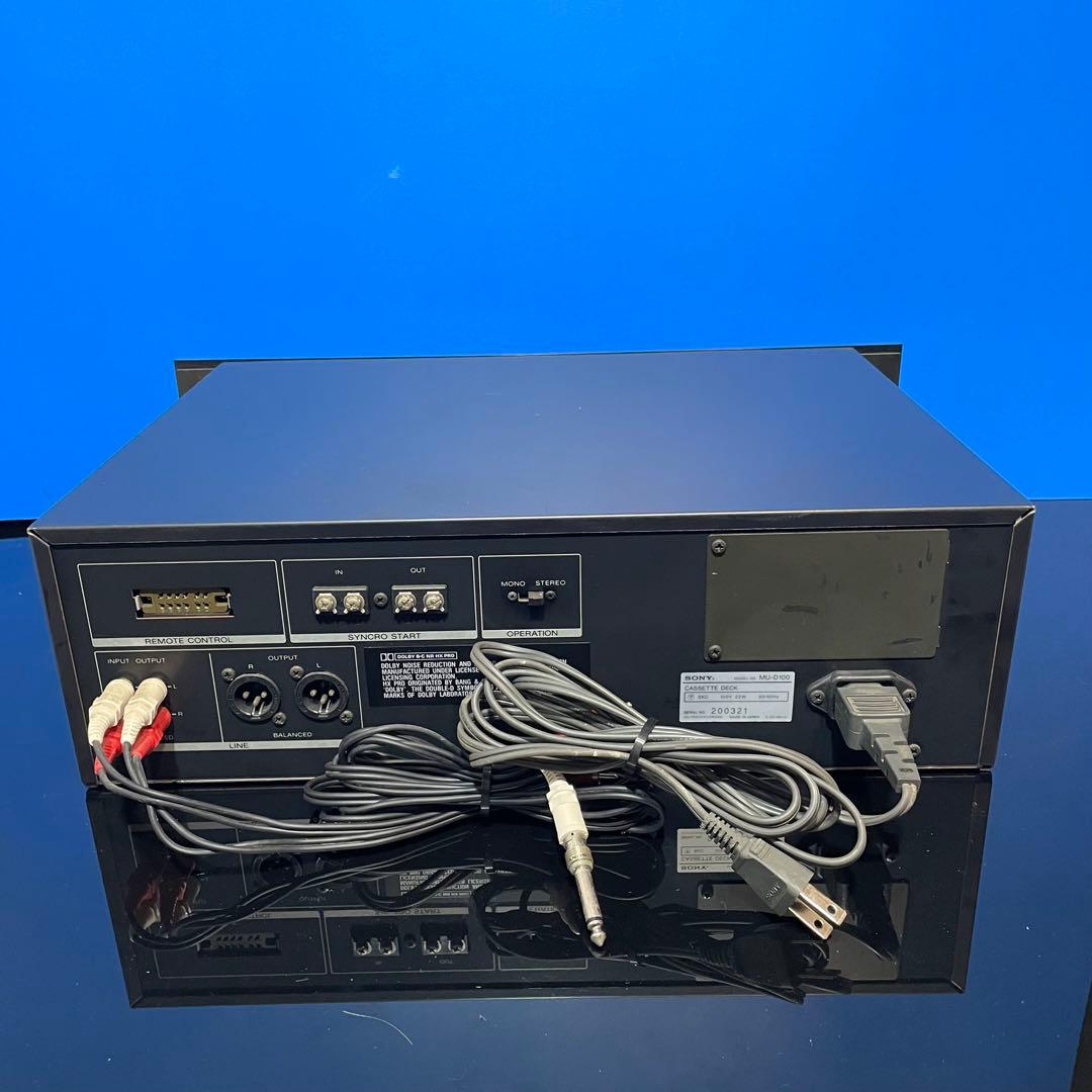 SONY ソニー MU-D100 HX PRO カセットデッキ 動作確認済現状品 - メルカリ
