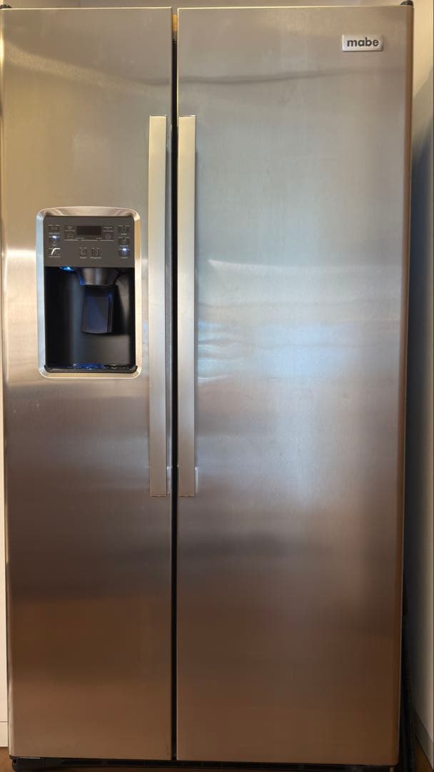 mabe MSMS2LG SS 冷蔵庫　東京都以外の方はご相談ください。 mabe(マーベ) 冷凍冷蔵庫 623L ステンレス(本体：チャコールグレー