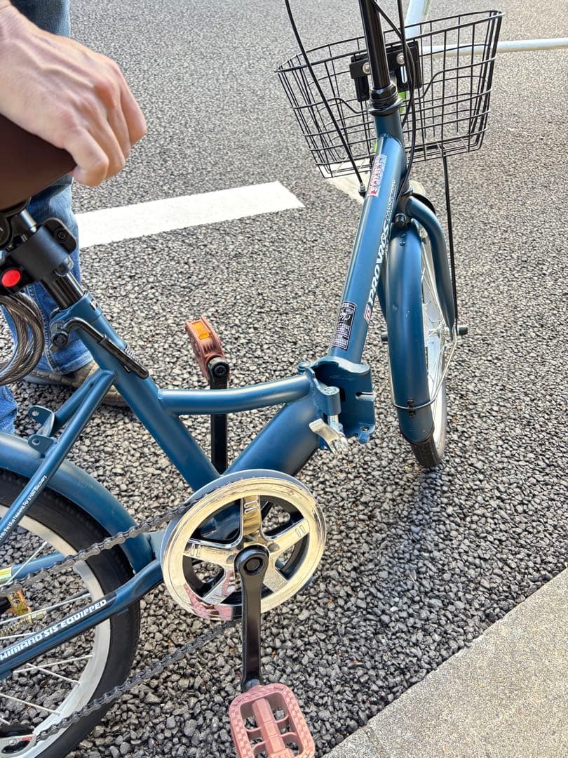 purewater.様専用】20インチ折りたたみ自転車 ネイビー