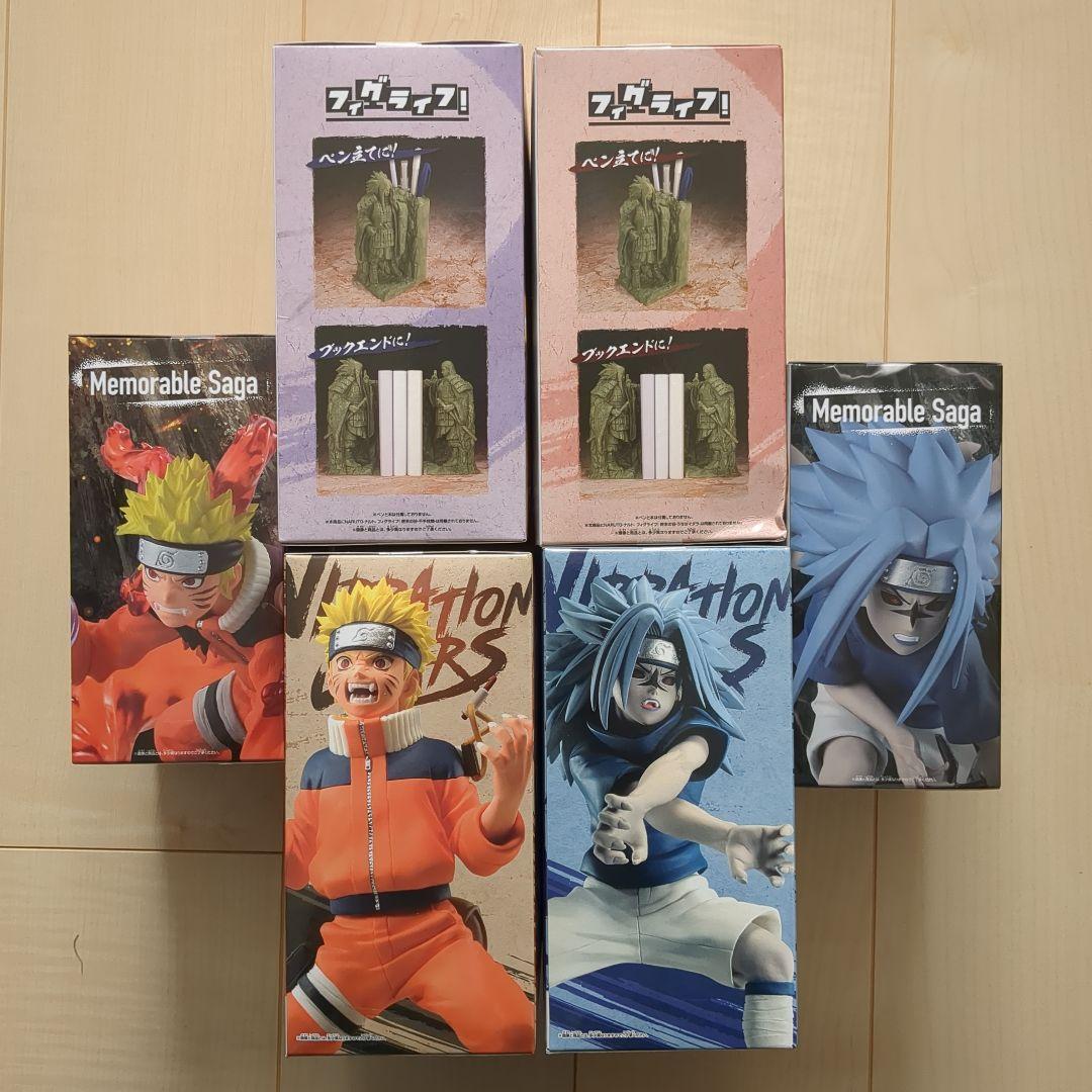 ナルト・サスケ うちはマダラ 千手柱間フィギュア 6体セット