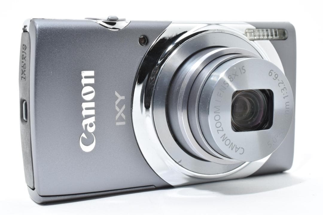 《 美品 》　キヤノン　Canon IXY 130 グレイ 動作確認済み・元箱付