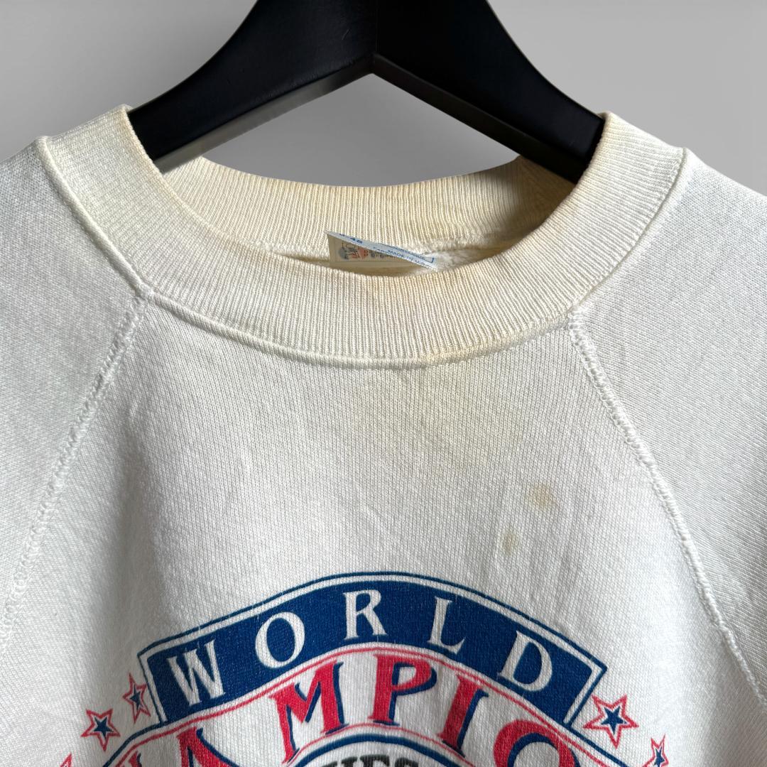 80s USA製 Hanes ツインズ スウェット MLB ホワイト E19 - メルカリ