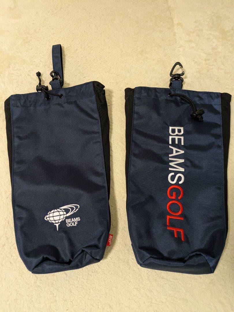 BEAMS GOLF セパレートシューズケース　NAVY BEAMS（ビームス） ビームスゴルフ セパレートシューズケース ネイビー