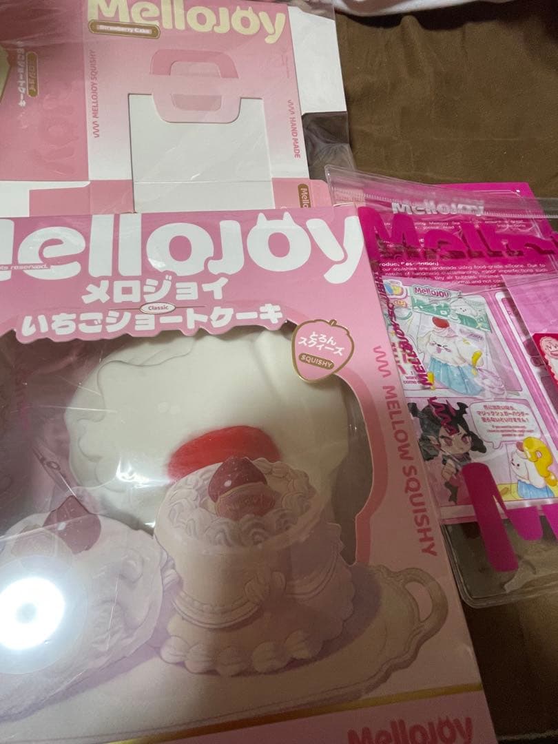 シュリンク付！未開封品 Mellojoy いちごショートケーキ スライス