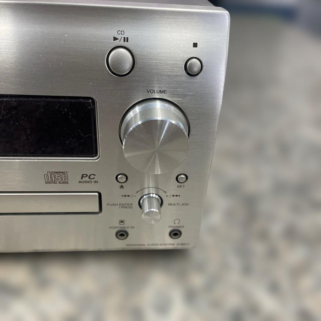 DENON デノン CD ミニコンポ D-MX11 シルバー 2007年製 格安 - メルカリ