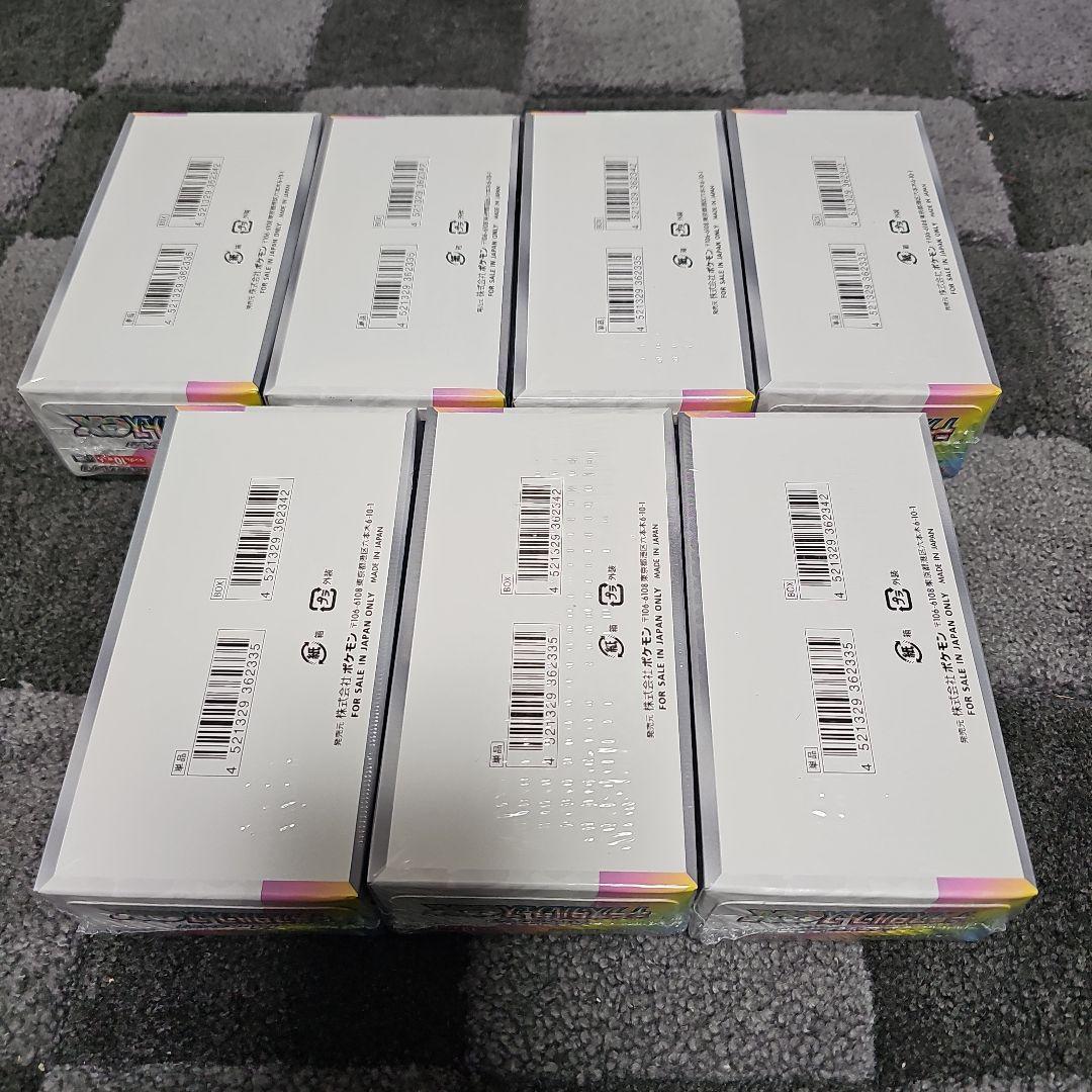 ポケモンカードゲーム　テラスタルフェスex 新品未開封シュリンク付き　7BOX