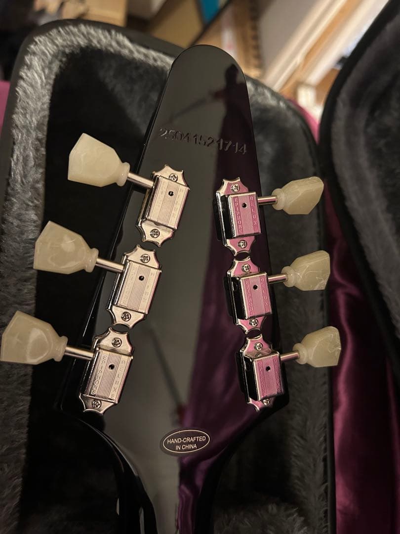 EPIPHONE Flying V58 Ebony純正ハードケース＋ギグバッグ - メルカリ