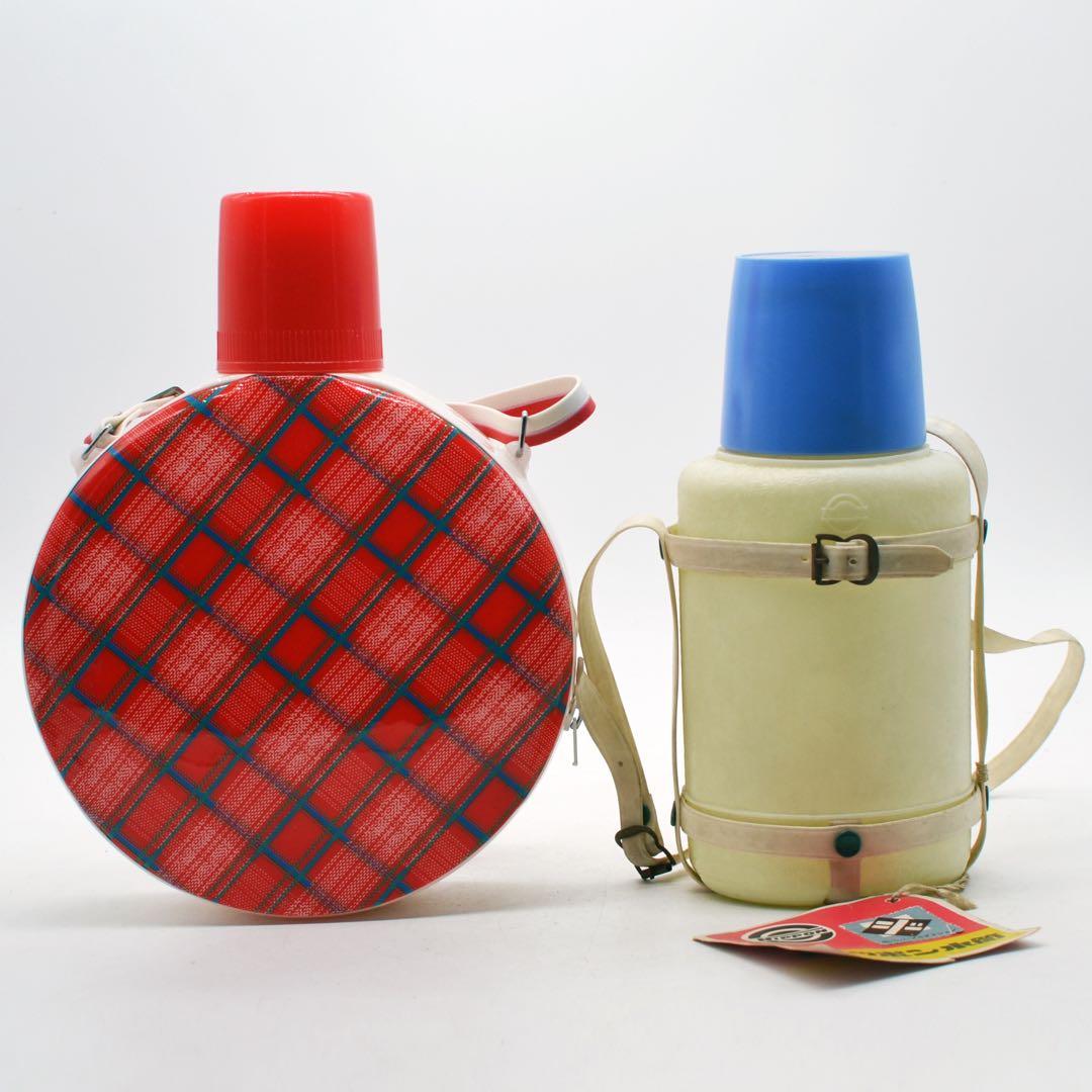昭和レトロ 水筒 2個セット 遠足 ニッポン水筒 エモい - メルカリ