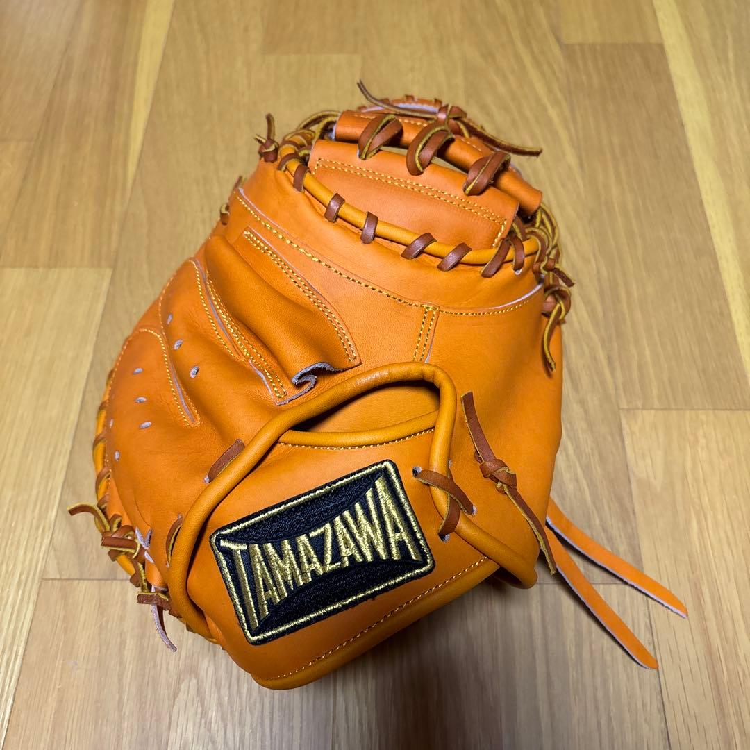 TAMAZAWA 軟式用キャッチャーミット 軟式】玉澤 少年用キャッチャーミット TUC-J73B 右投げ（本体
