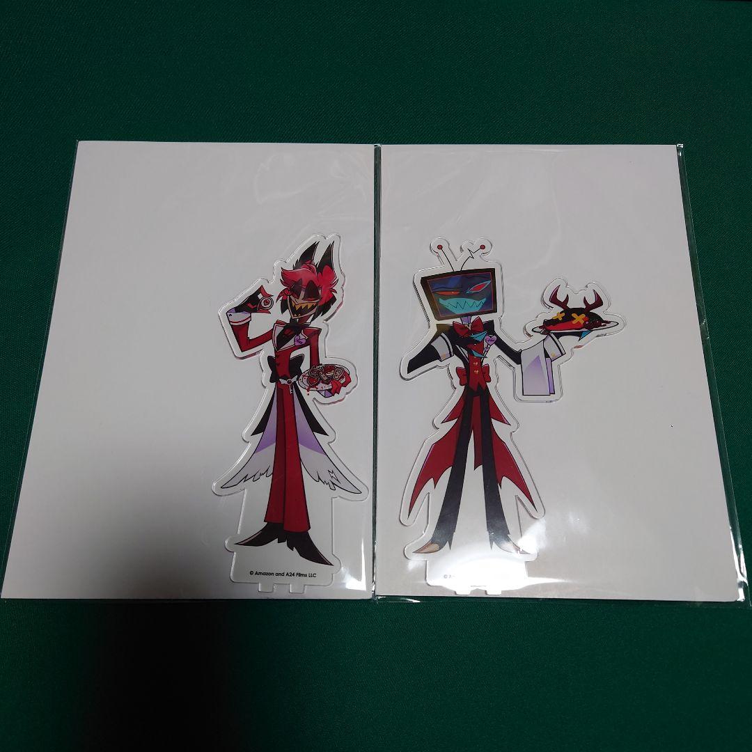 ハズビンホテル　アラスター　ヴォックス　アクリルスタンド　アニメイトカフェ ハズビンホテル アニメイトカフェ ヴォックス アクスタ トレーディング