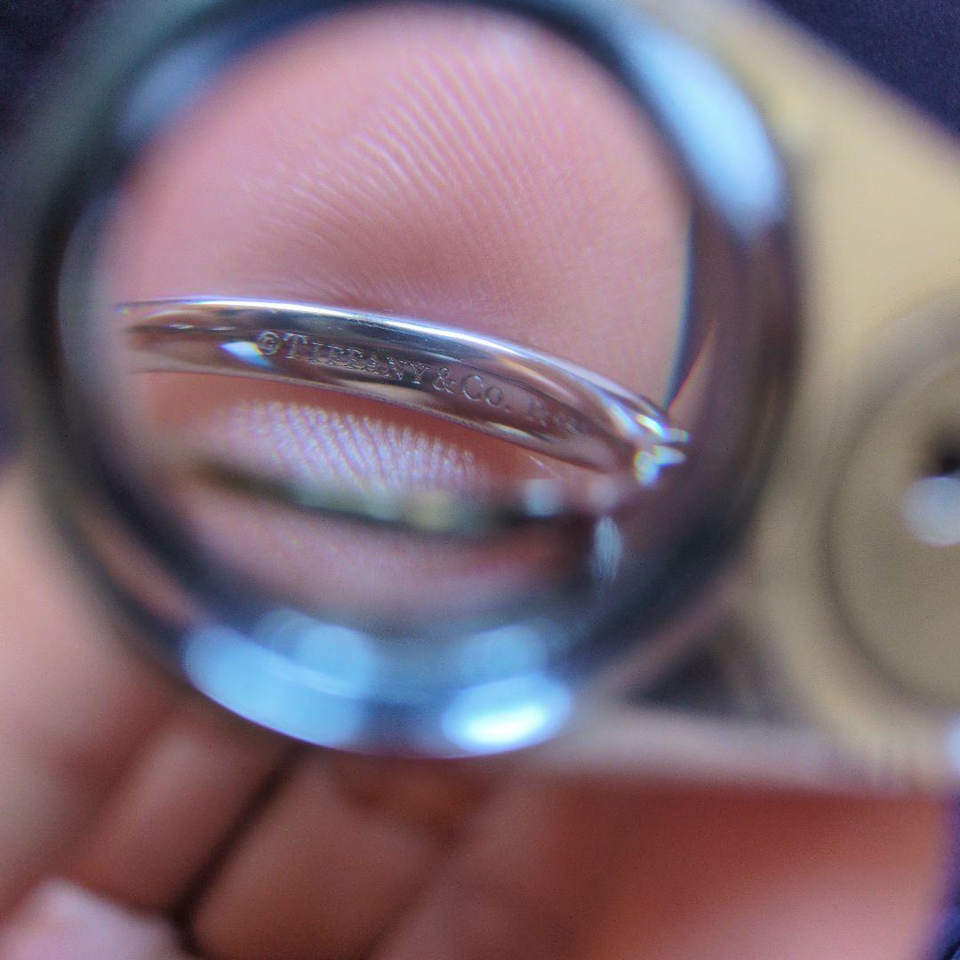 ティファニー ハーモニーリング 0.22ct 14号 pt950 美品