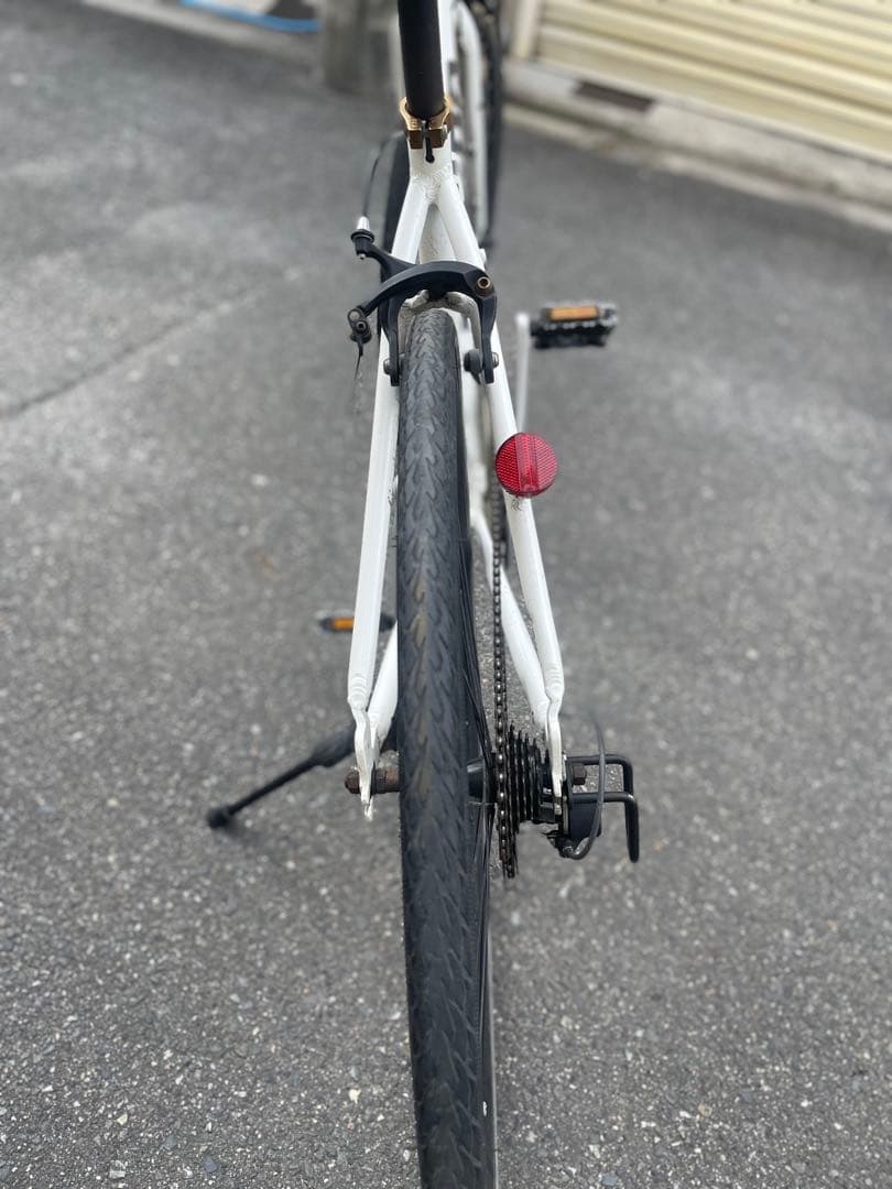 DESTINO クロスバイク ホワイト 700C オートライト - メルカリ
