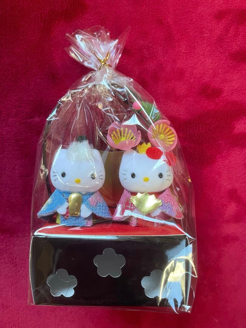 レア☆キティ ダニエル 雛人形 着物 ぬいぐるみ 結婚 ドール 2セット