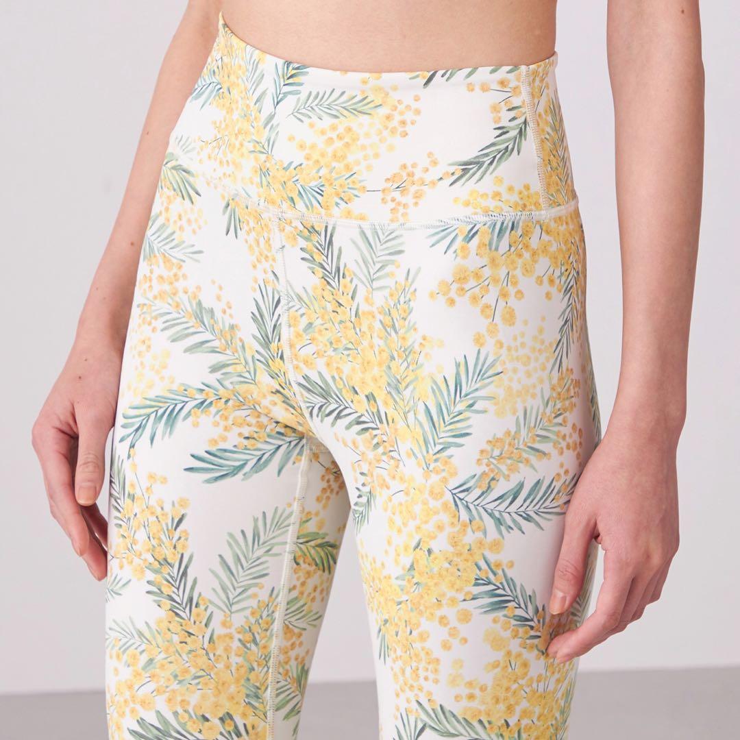 chacott ミモザプリントレギンス チャコット 人気