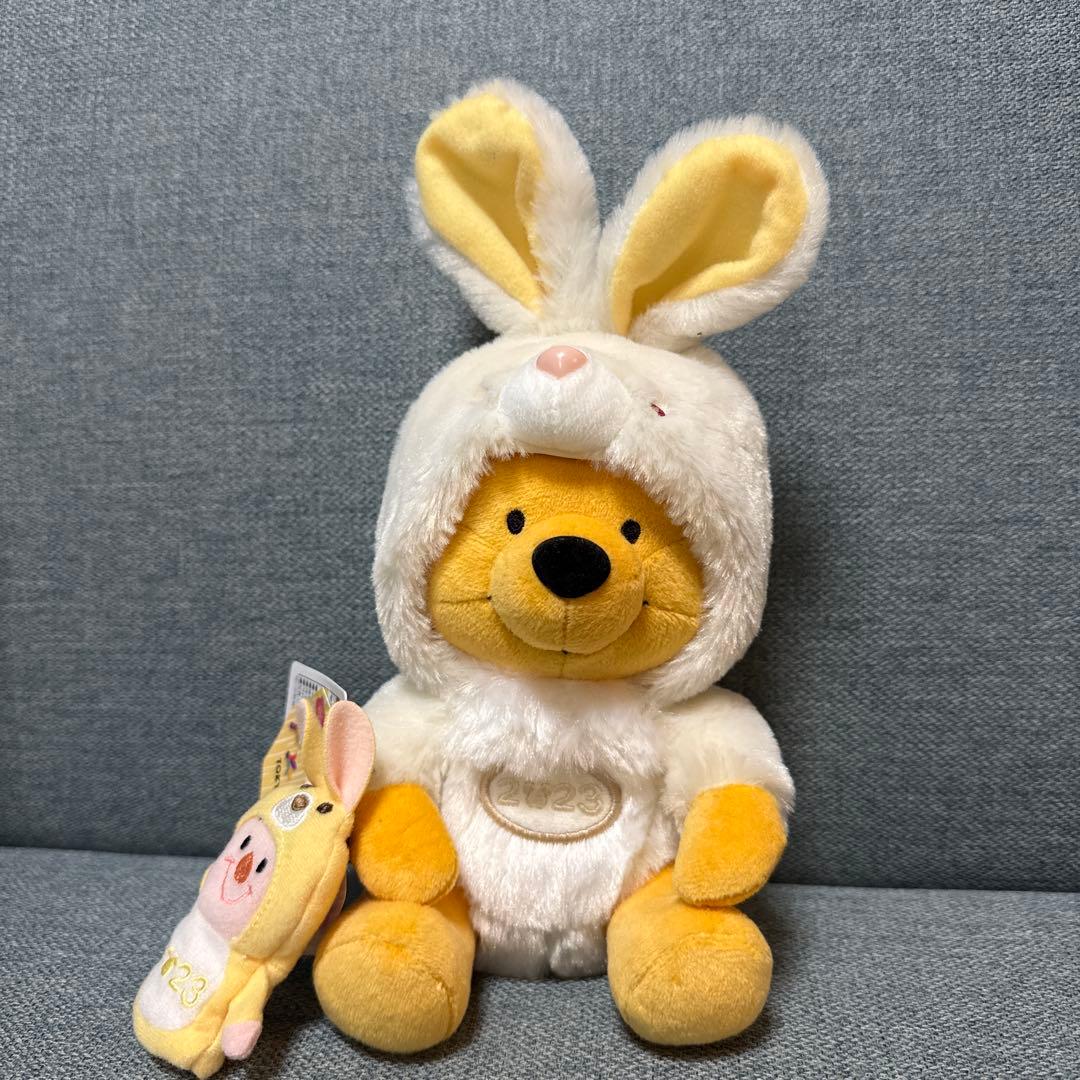 プーさん ディズニーリゾート 2023年 干支 うさぎ 卯年 ぬいぐるみ