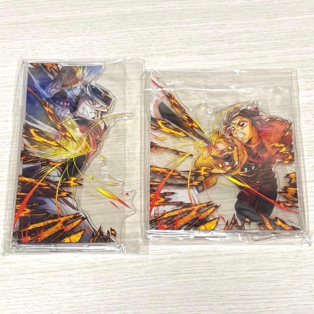 鬼滅の刃 WEBSHOPくじ レイヤードアクリルスタンド 童磨、胡蝶しのぶ