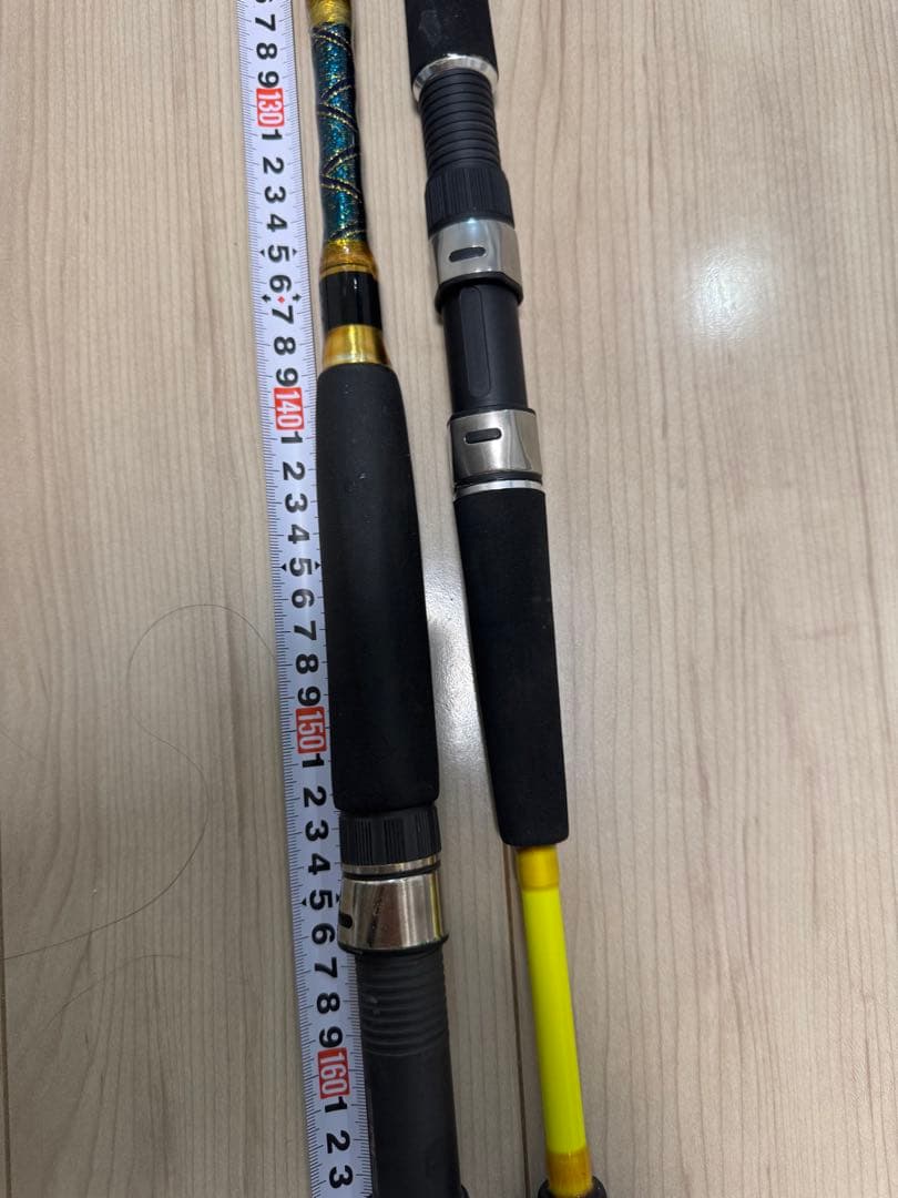 2本セド-グラスファイバー船竿 青・黄 約101cm - メルカリ