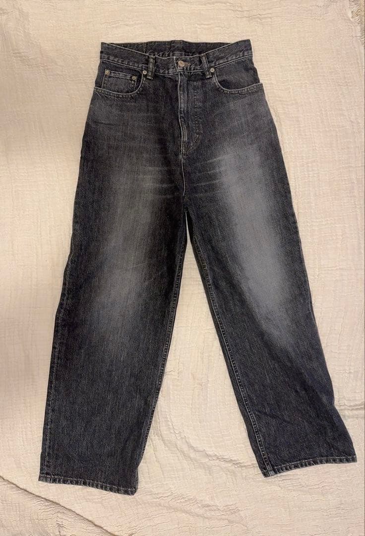 ok.soon / original wide denim black / 新品 - メルカリ