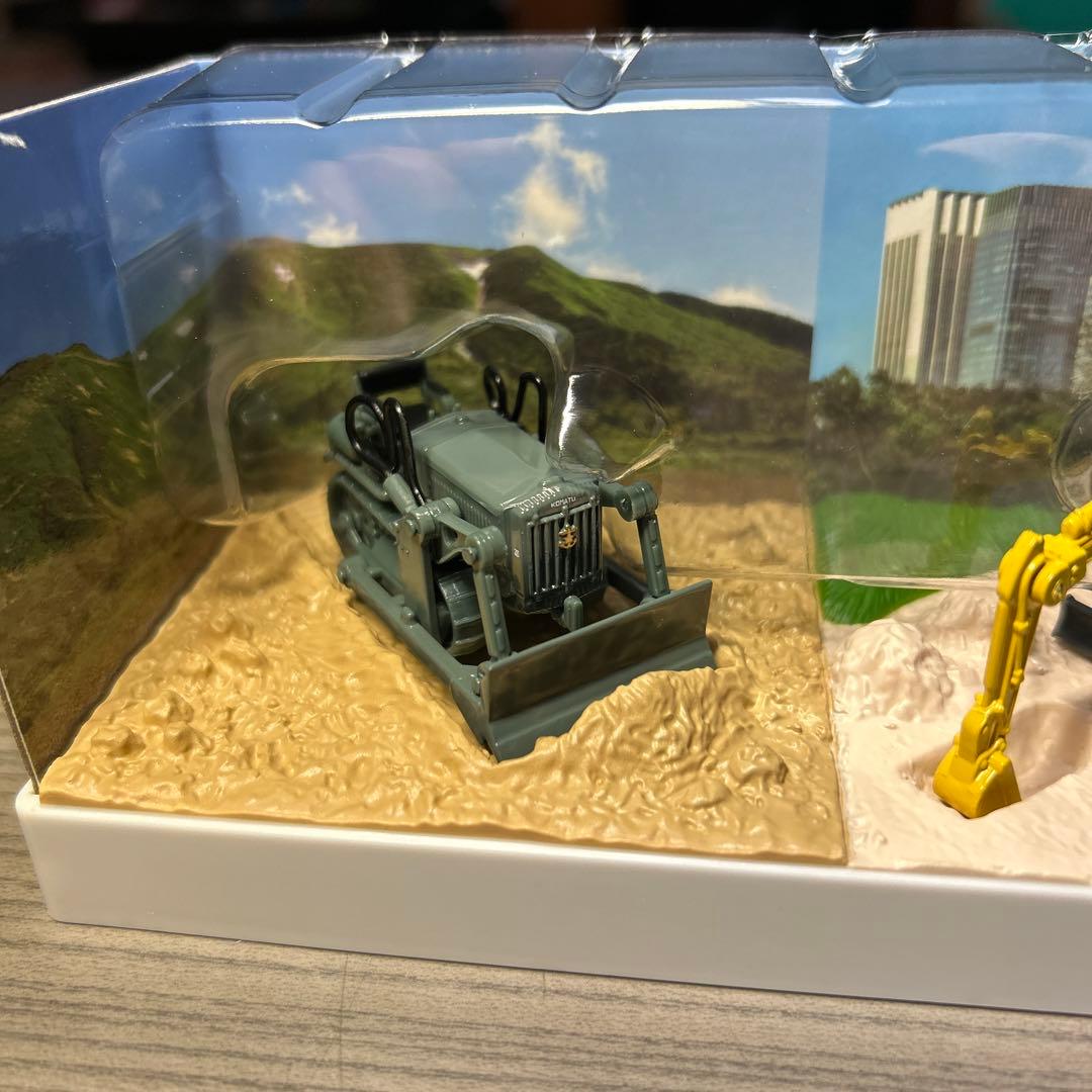 希少!【非売品】コマツ(Komatsu) オリジナル 重機 ジオラマ ミニチュア
