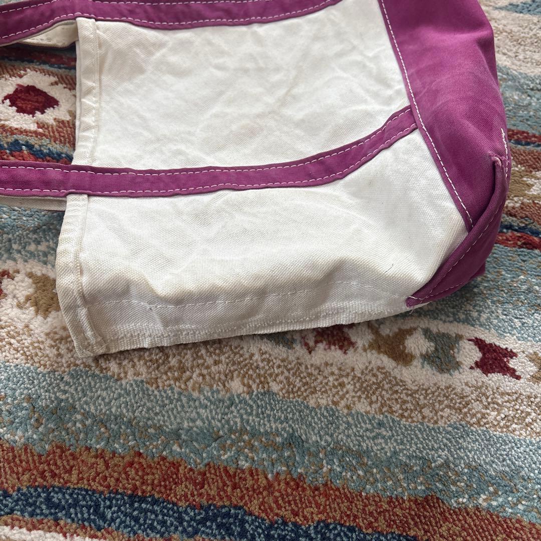 椰*木様 90s usa製　L.L.Bean トートバッグ パープル