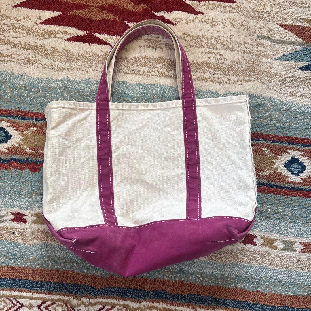 椰*木様 90s usa製　L.L.Bean トートバッグ パープル