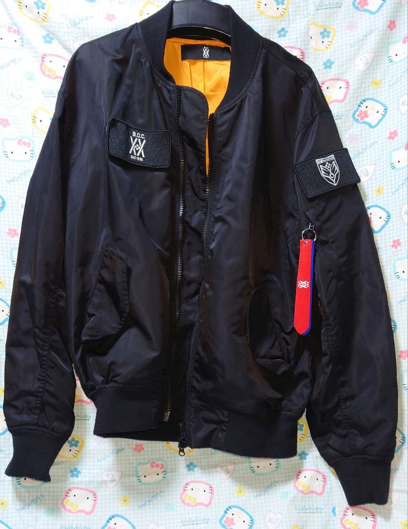 着用品　MA1黒ジャンパー　BUMP OF CHICKENバンプオブチキン　Ｍ