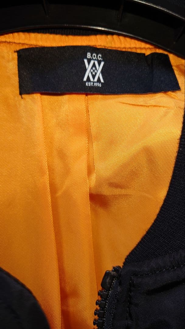 着用品　MA1黒ジャンパー　BUMP OF CHICKENバンプオブチキン　Ｍ