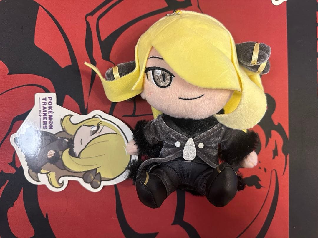 【タグ付き】【ポケモン】 シロナ ダイゴ ぬいぐるみ2体セット