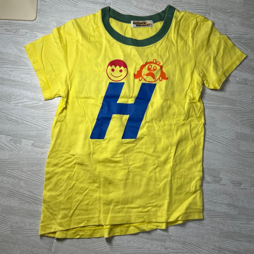 ヴィンテージ HYSTERIC Glamour 半袖Tシャツ イエロー - メルカリ
