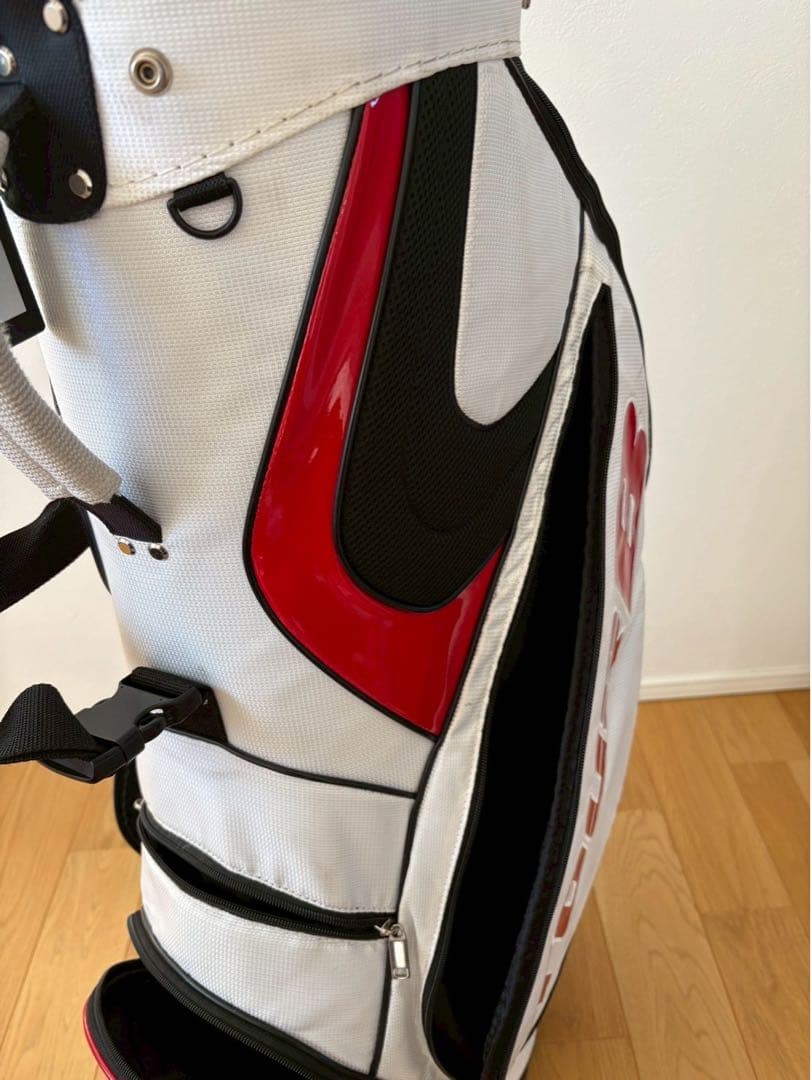 ブリヂストン TOUR B キャディバッグ（ホワイト/レッド） - メルカリ