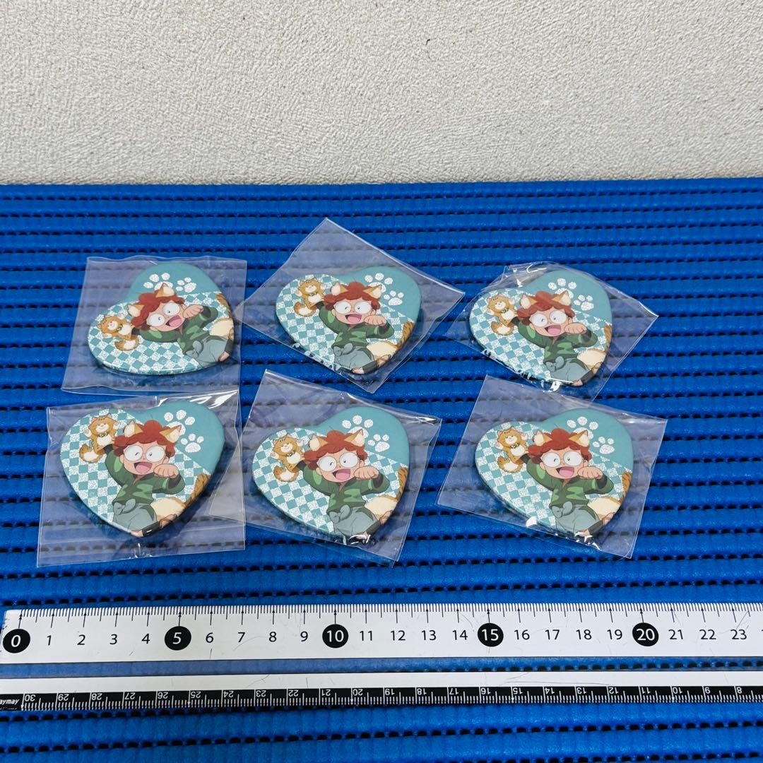 忍たま乱太郎 猪名寺乱太郎 ナンジャタウン ハート缶バッジ セット ゃ