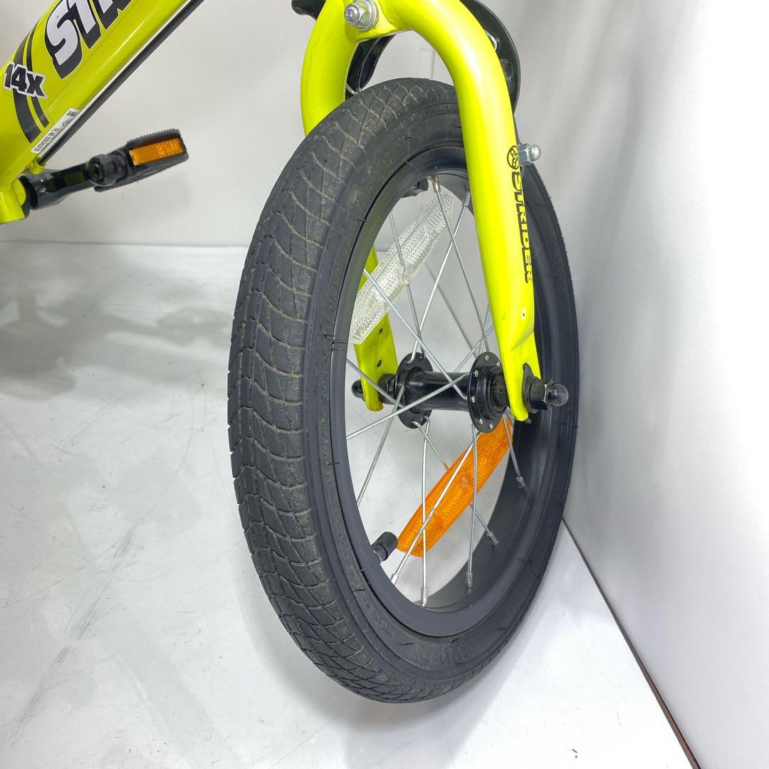 値下げ 良品 ストライダー14X ライムイエロー - メルカリ