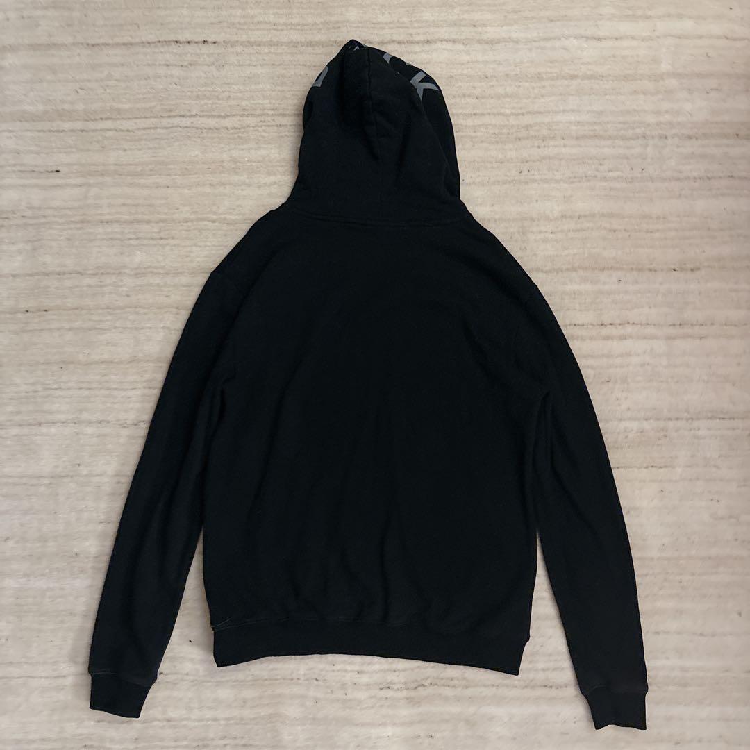 希少 BLVCK PARIS ロゴ刺繍 パーカー ブラックパリ 黒 S - メルカリ