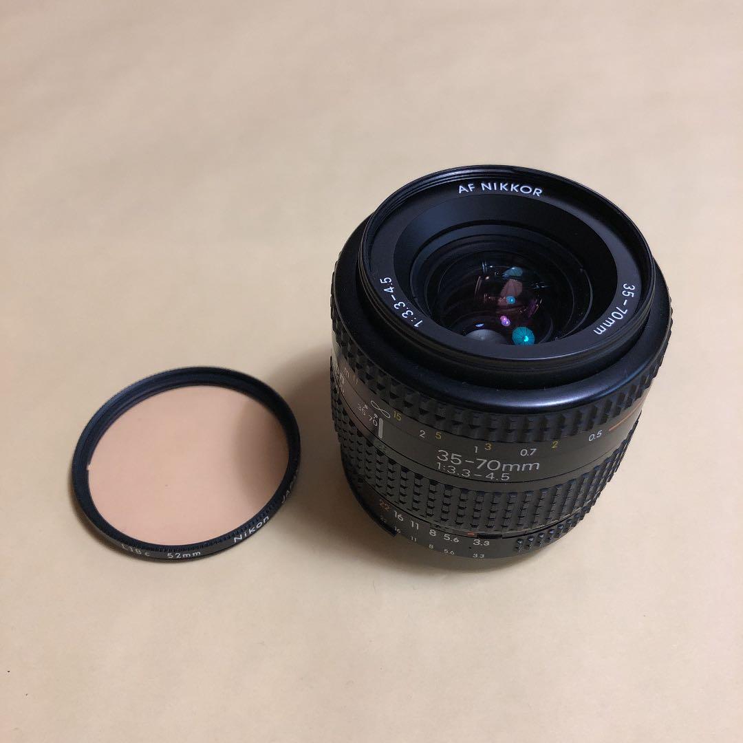Nikon AF-Nikkor 35-70mmレンズ＋フィルター 0206 訳有 ニコン Nikon Nikkor 35-70mm f/2.8 前後キャップ