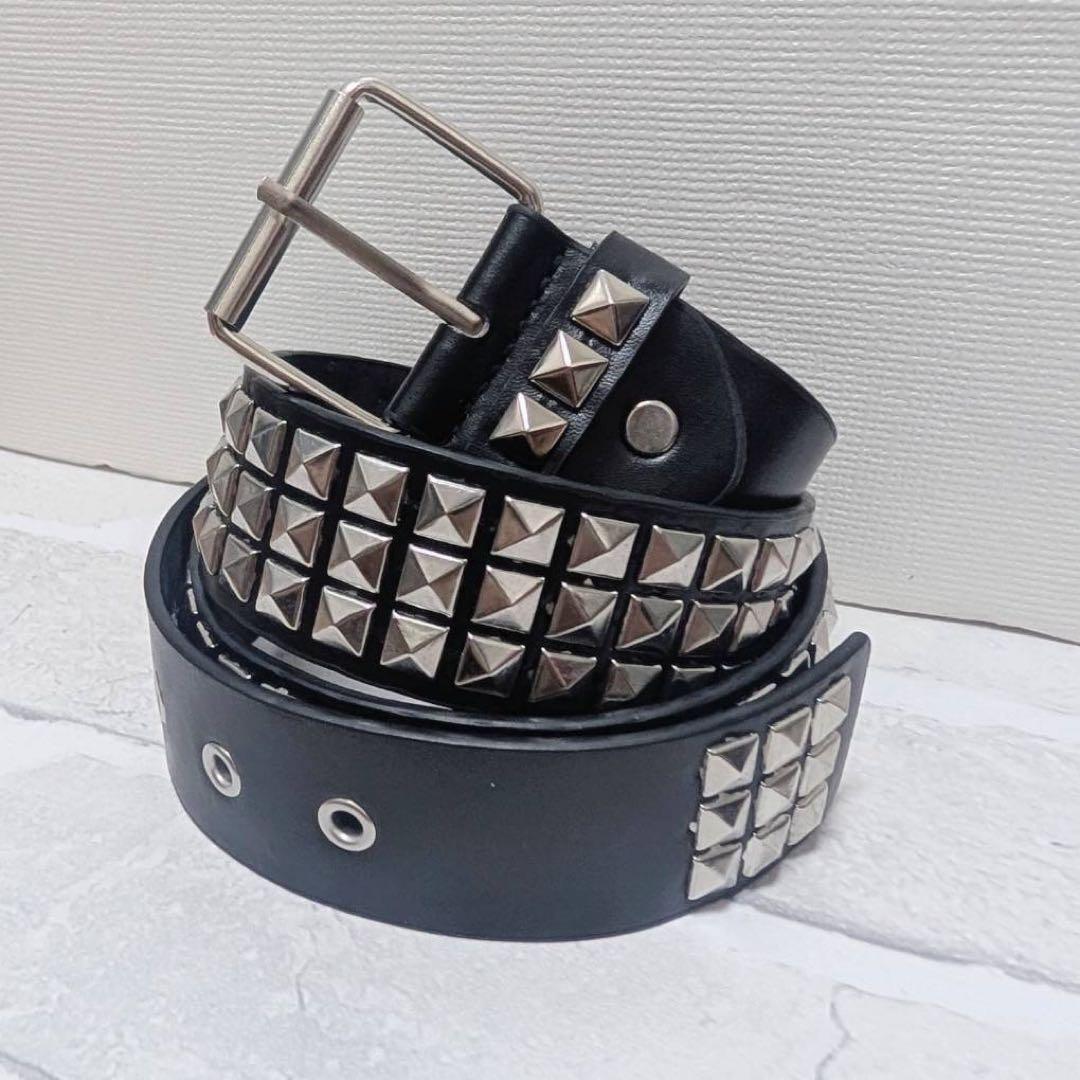 スタッズベルト ブラック y2k sk8 スケーター 9h - メルカリ