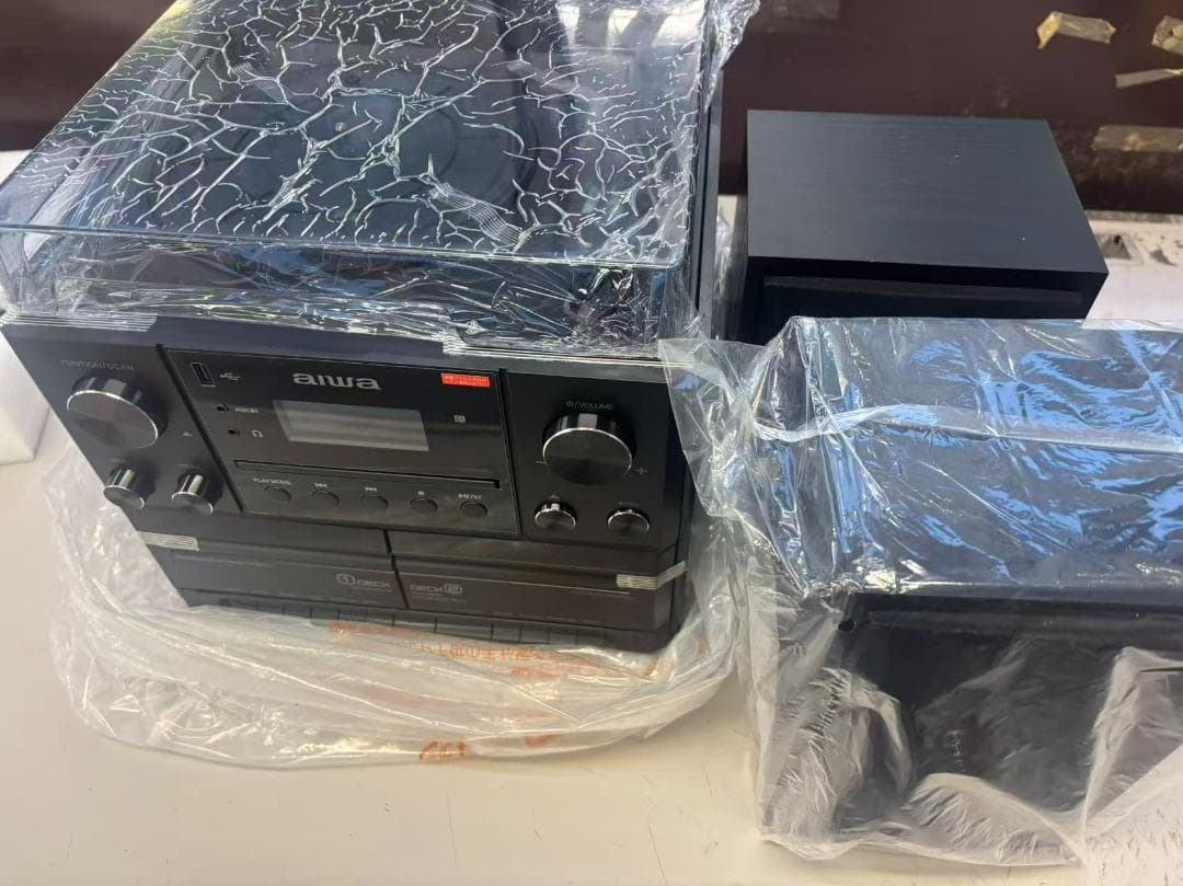 ダブルカセットワイヤレスシステムコンポaiwa audio -G MCA1