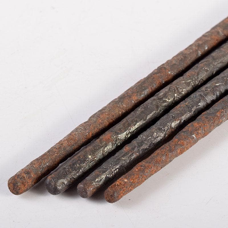 茶道具 古鉄 火箸 二組 文字あり C 6932│nangupangu.com