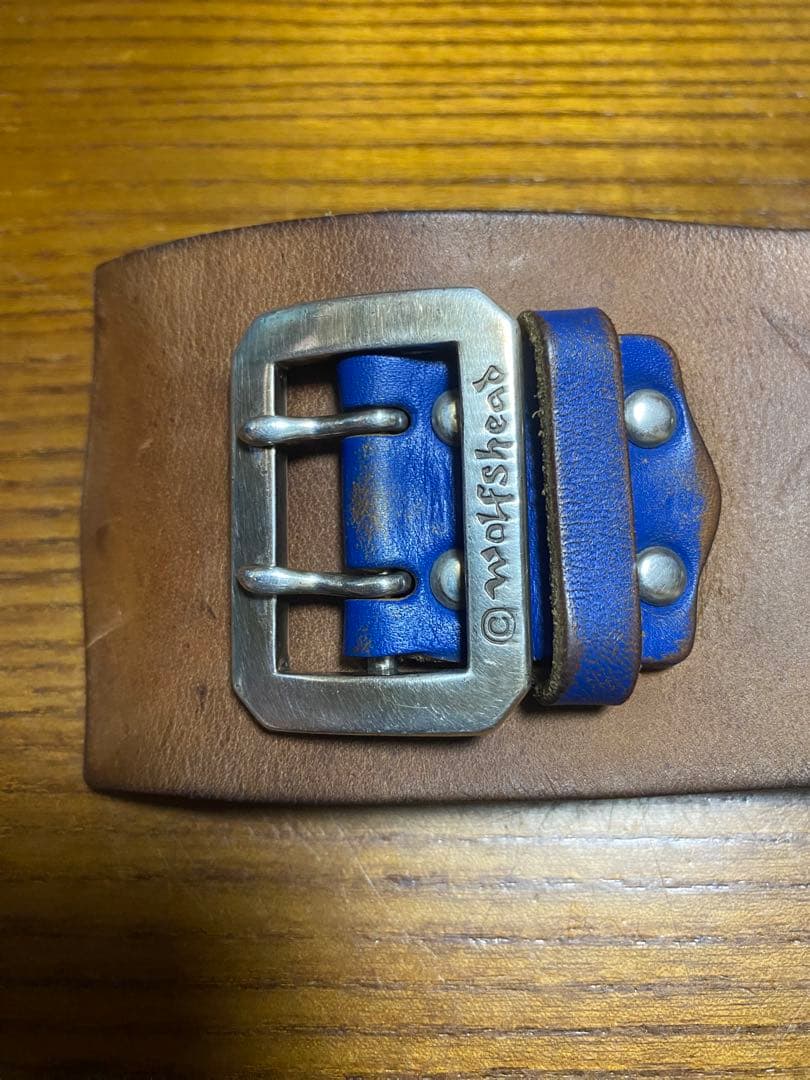 WOLF'S HEAD 70mm シルバーバックルカスタム 2000年代初期