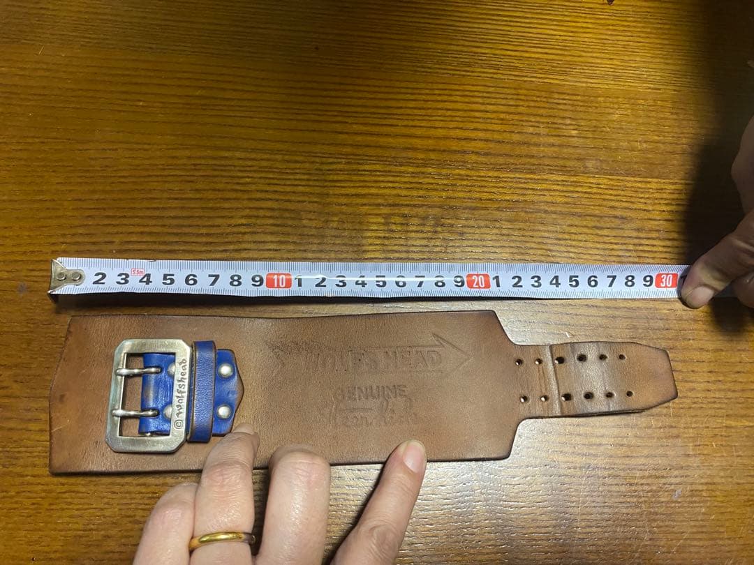 WOLF'S HEAD 70mm シルバーバックルカスタム 2000年代初期