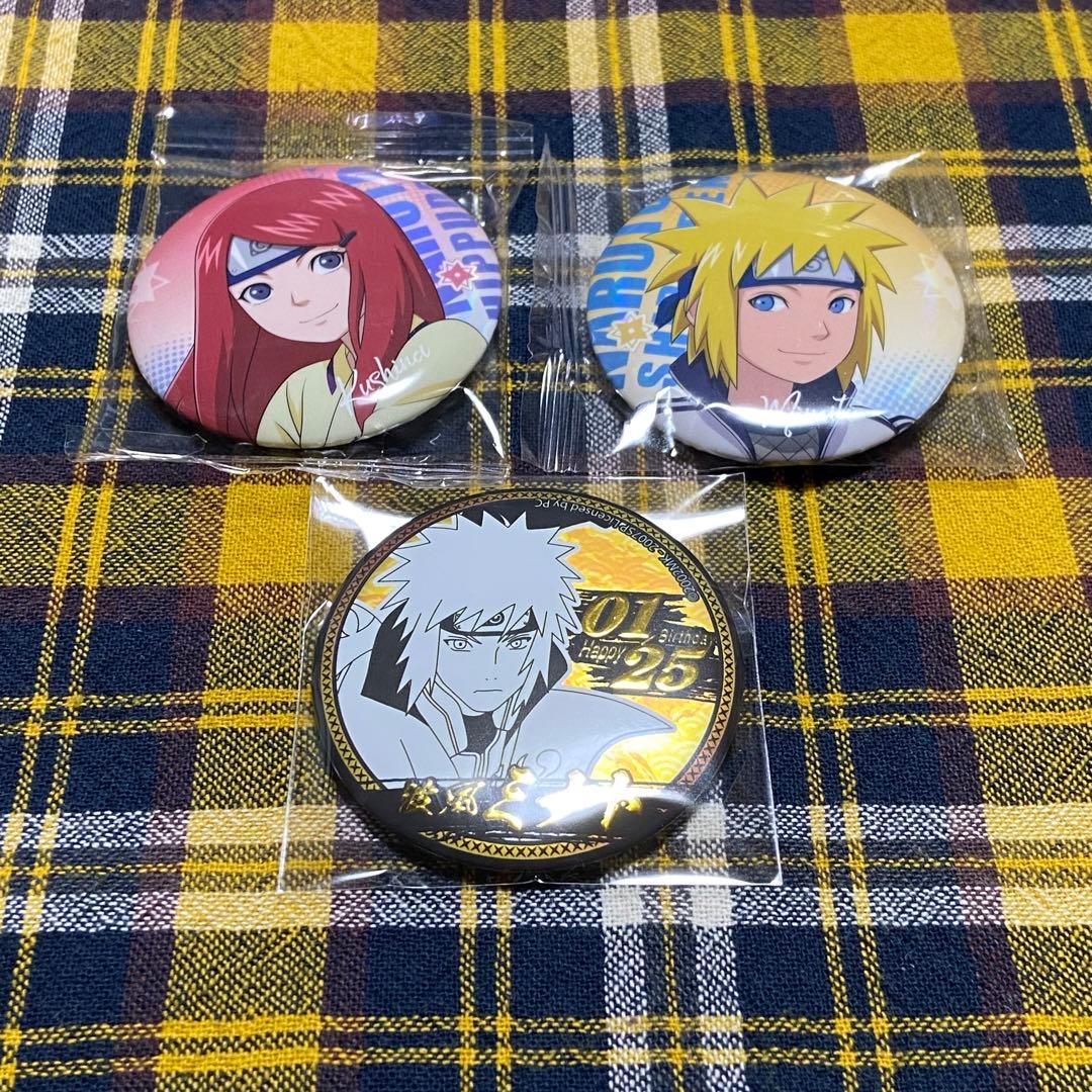 NARUTO ナルト 中国 缶バッジ ミナト クシナ セット - メルカリ