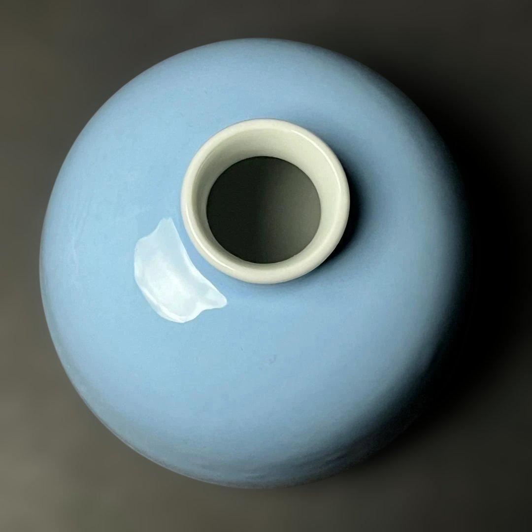 唐物 天青釉暗刻龍紋太白尊 大清康煕年製 款 中国美術 古玩 SH27の通販