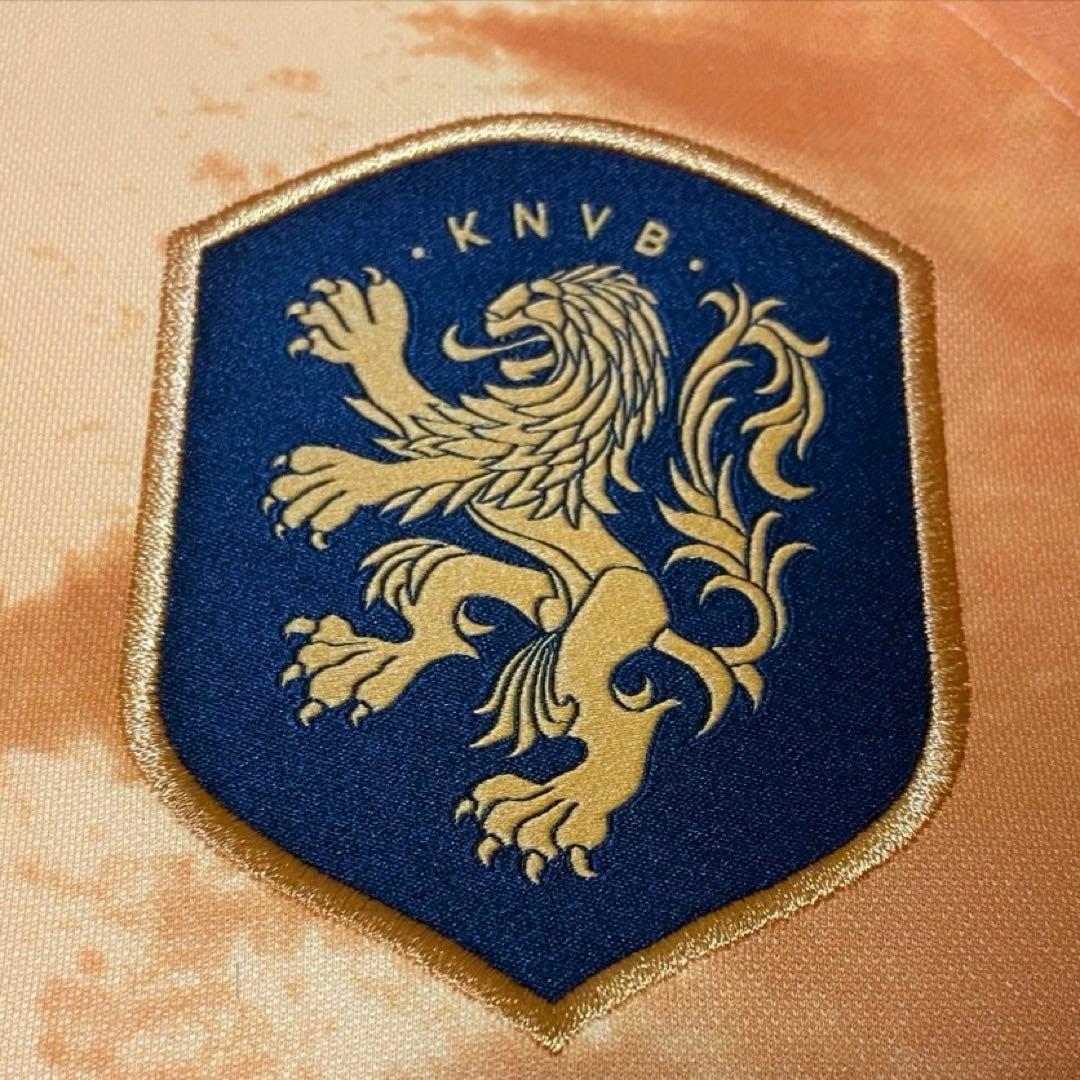 正規品／美品】2022 オランダ代表 ホーム ファン・ダイク 4 NIKE L